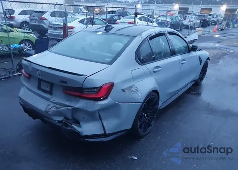 2022 BMW M3 Competition xDrive z USA, uszkodzony, nr VIN WBS43AY08NFN08667